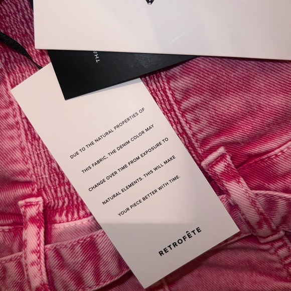 Retrofete Ashlyn Denim Dress in Vintage Pink - Picture 13 of 14